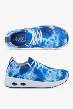 Infinity By Cherokee Women's Bolt Navy Mist Athletic Lace Up Nursing Shoes
