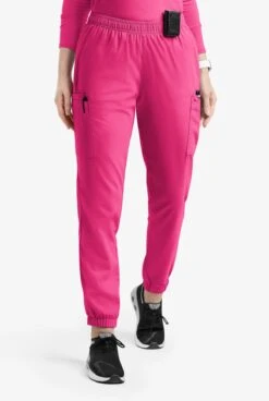 Butter-Soft Originals Women's 7-Pocket Tapered Jogger Cargo Scrub Pants - Tall