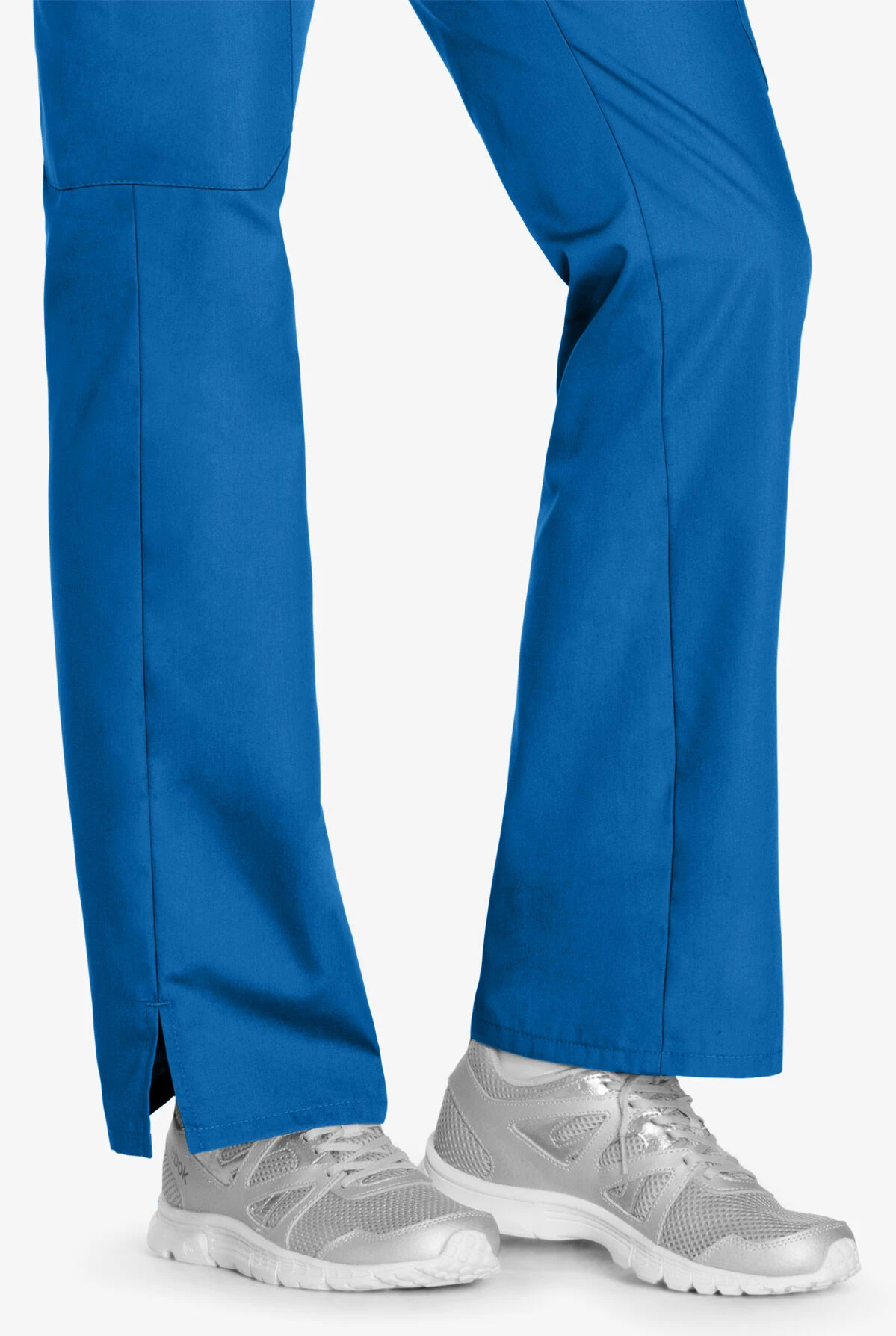 Cherokee Workwear Women's 6-Pocket Rib-Knit Waistband Pull-On Cargo Scrub Pants - Tall - Image 5