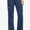 Cherokee Workwear Women's 4-Pocket Low-Rise Drawstring Cargo Scrub Pants - Tall