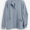Cherokee Workwear Women's 3-Pocket Snap Front Scrub Jacket