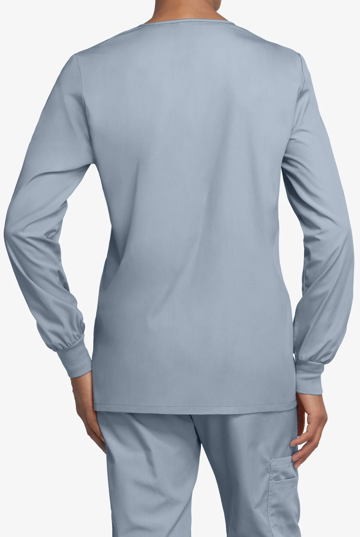 Cherokee Workwear Women's 3-Pocket Snap Front Scrub Jacket - Image 2