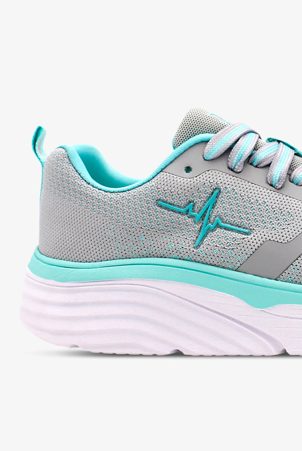 LaForst Women's Extreme Comfort Heart Beat Mint Athletic Lace Up Nursing Shoes - Image 4