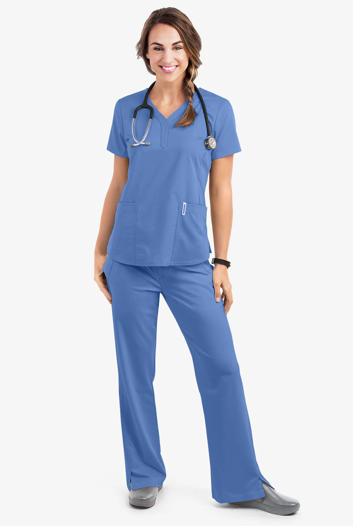 Healing Hands Purple Label Taylor Women's 2-Pocket STRETCH Scrub Pants - Tall - Image 2