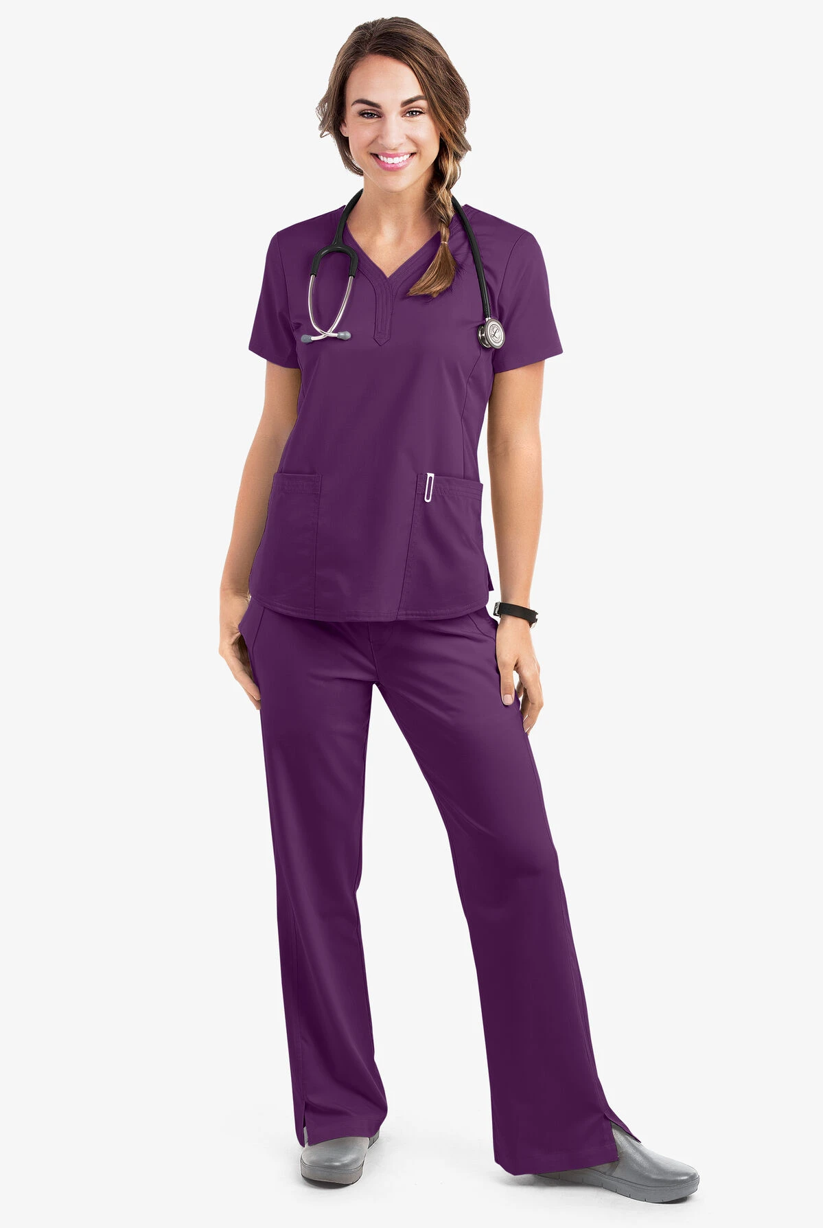 Healing Hands Purple Label Taylor Women's 2-Pocket STRETCH Scrub Pants - Image 2