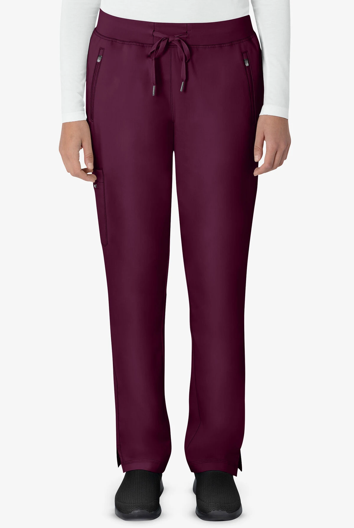 Healing Hands Purple Label Women's 6-Pocket STRETCH Convertible Drawstring Cargo Yoga Scrub Pants - Petite