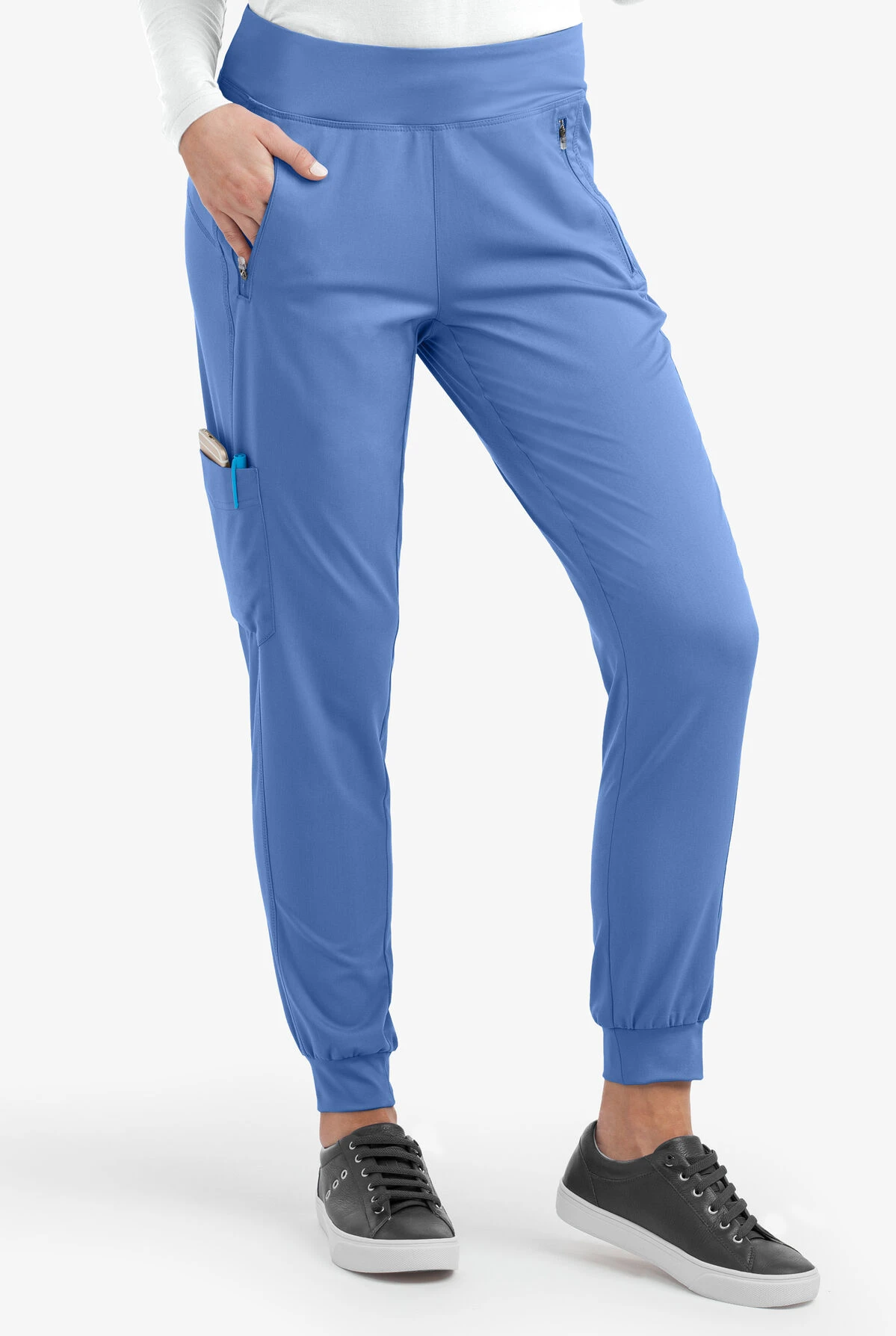 Healing Hands Purple Label Tara Women's 6-Pocket STRETCH Jogger Cargo Scrub Pants - Tall