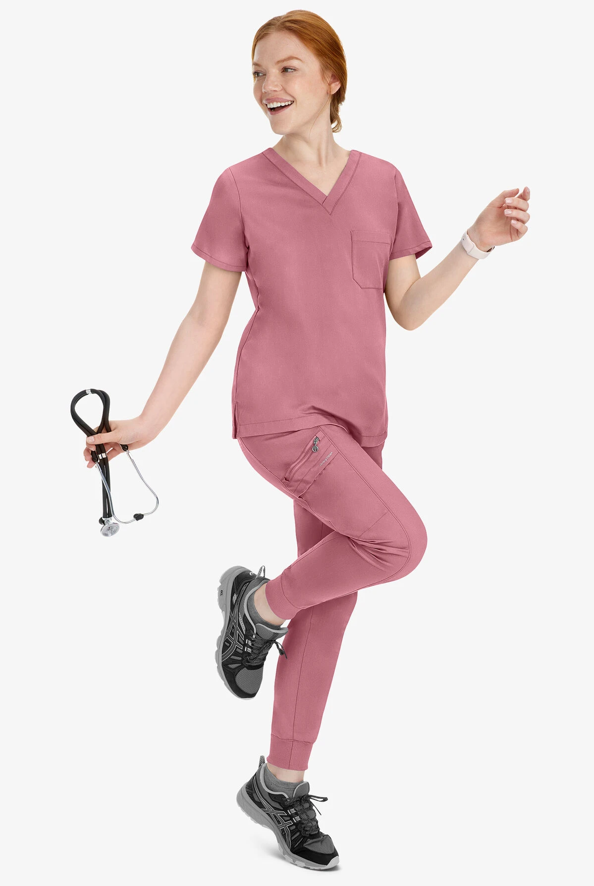 Healing Hands Purple Label Toby Women's 7-Pocket STRETCH Jogger Drawstring Scrub Pant - Image 6