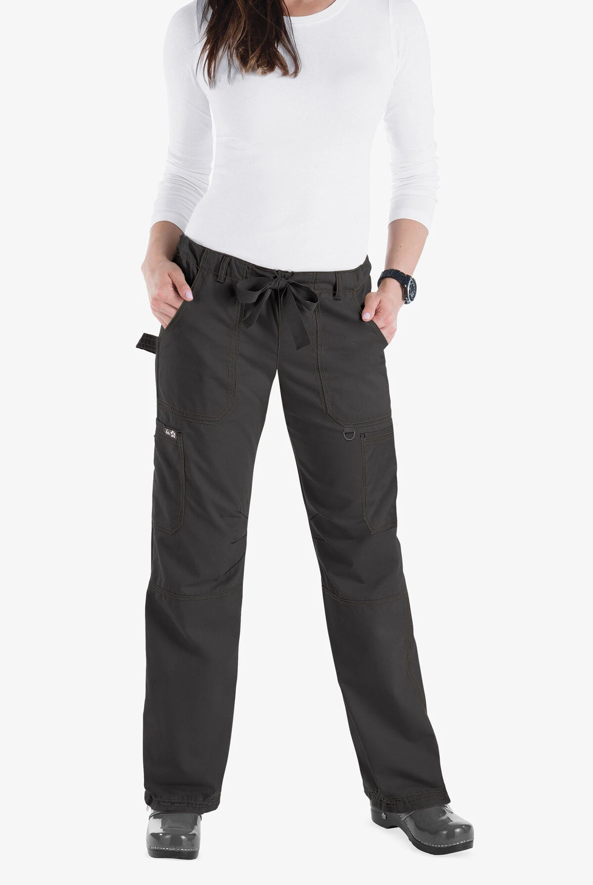 Koi Classics Lindsey Women's 7-Pocket STRETCH Low-Rise Cargo Scrub Pants