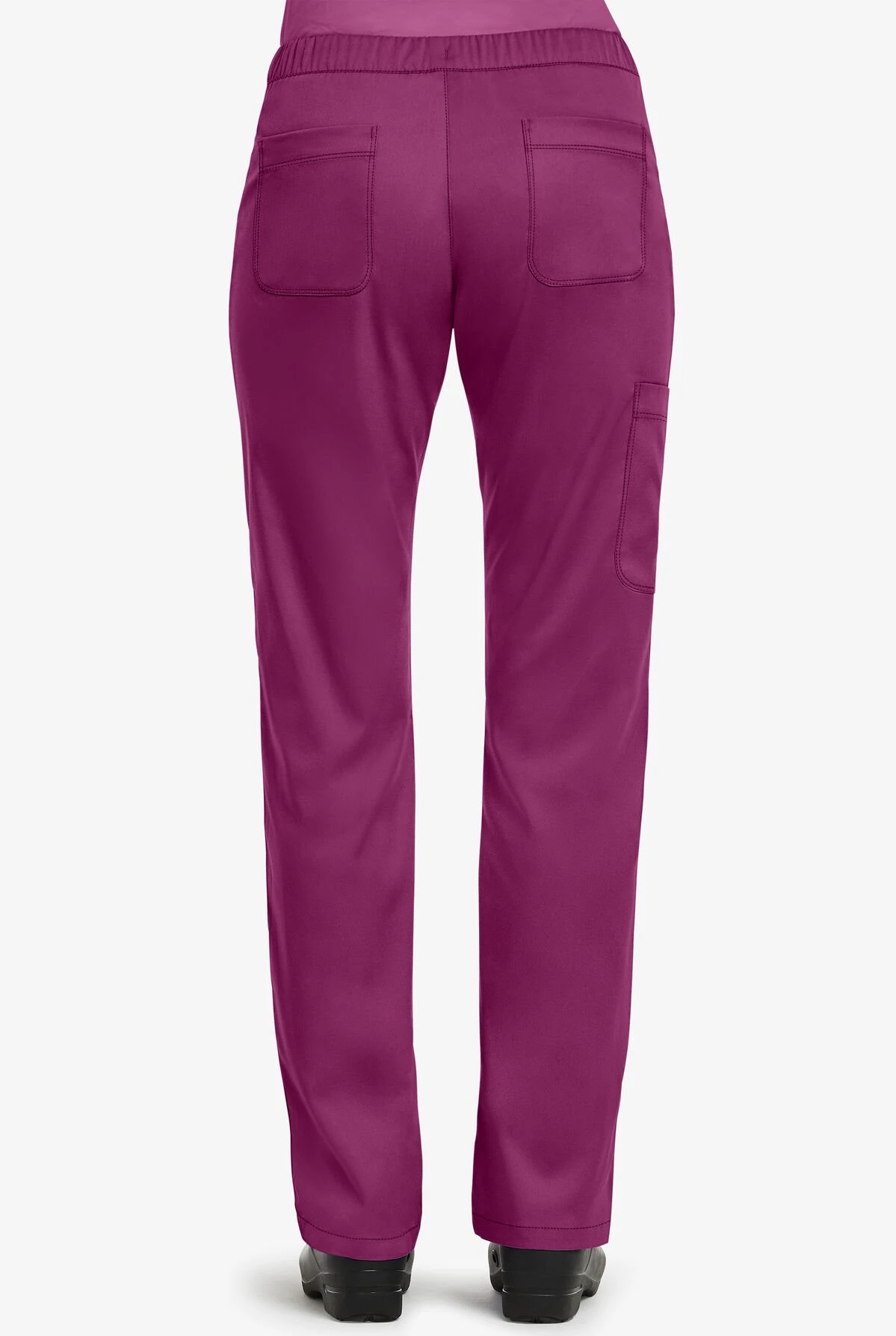 Maevn Matrix Women's 5-Pocket STRETCH Elastic Waist Drawstring Cargo Scrub Pants - Petite - Image 4