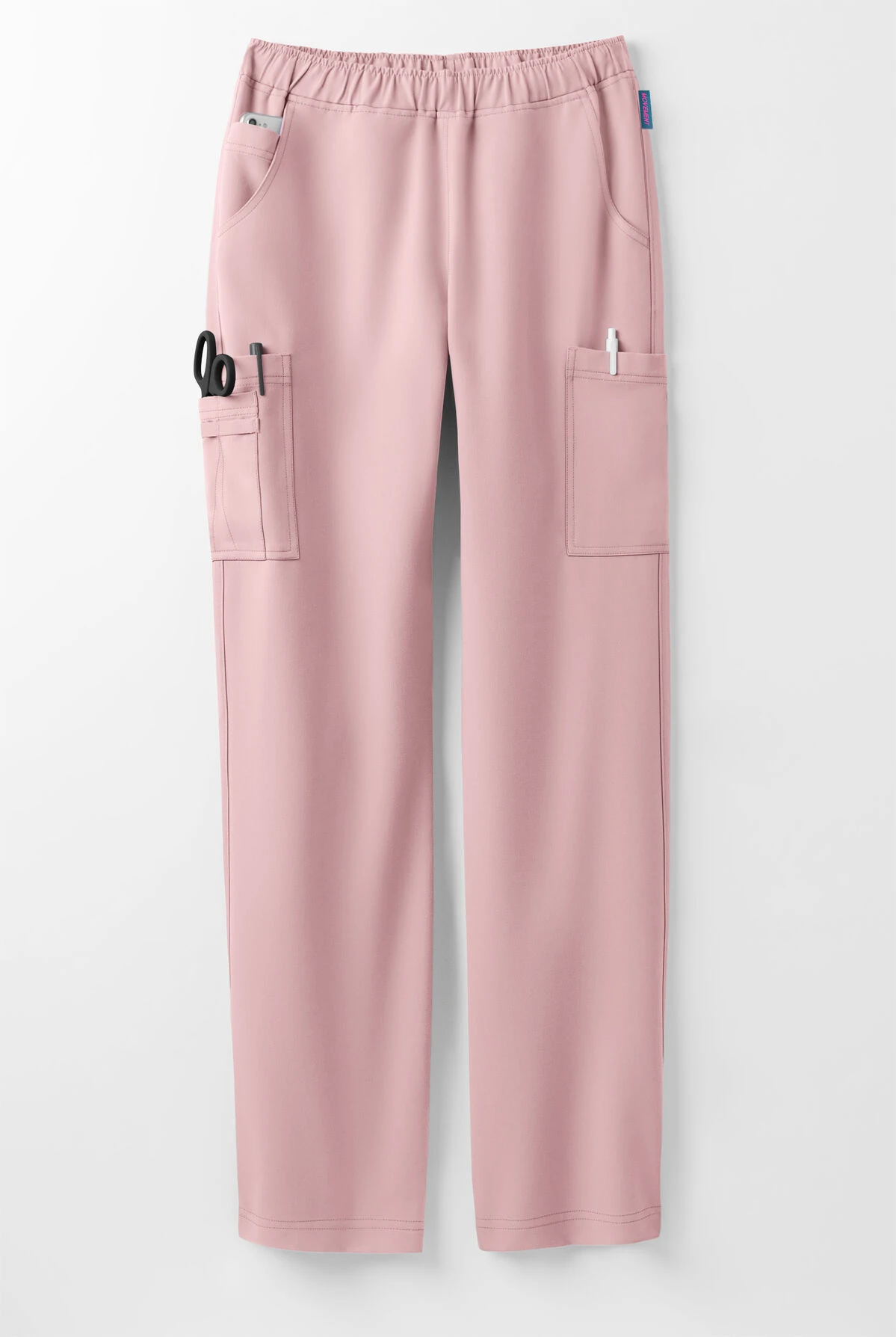 MOVEMENT By Butter-Soft Rigel Women's 9-Pocket Interior Drawstring STRETCH Scrub Pants - Petite - Image 5