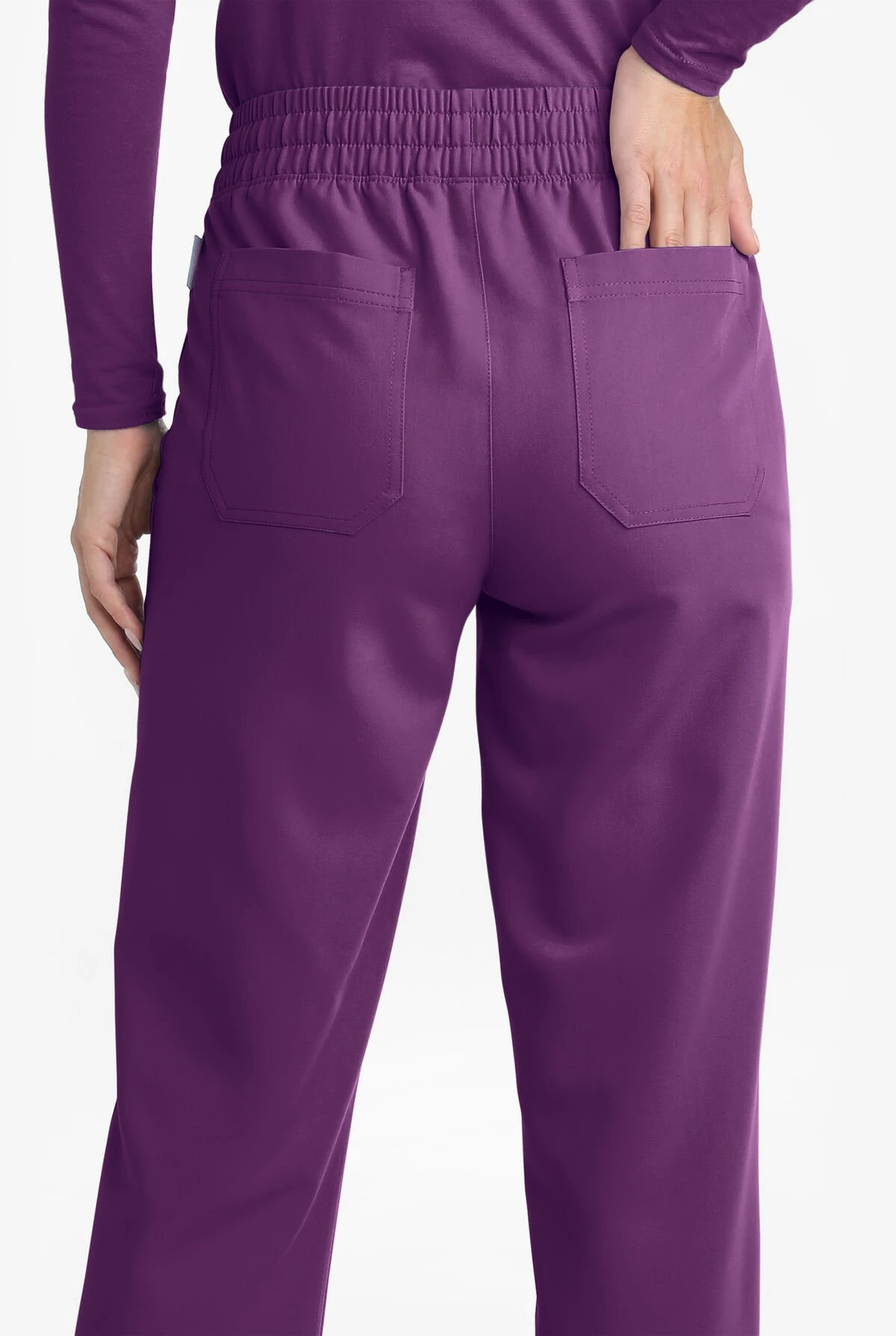 MOVEMENT By Butter-Soft Mira Women's 6-Pocket Wide Leg Scrub Pants - Image 3