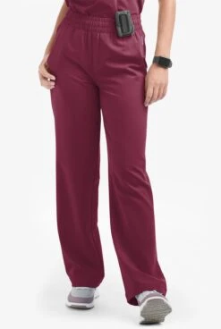 MOVEMENT By Butter-Soft Mira Women's 6-Pocket Wide Leg Scrub Pants - Petite