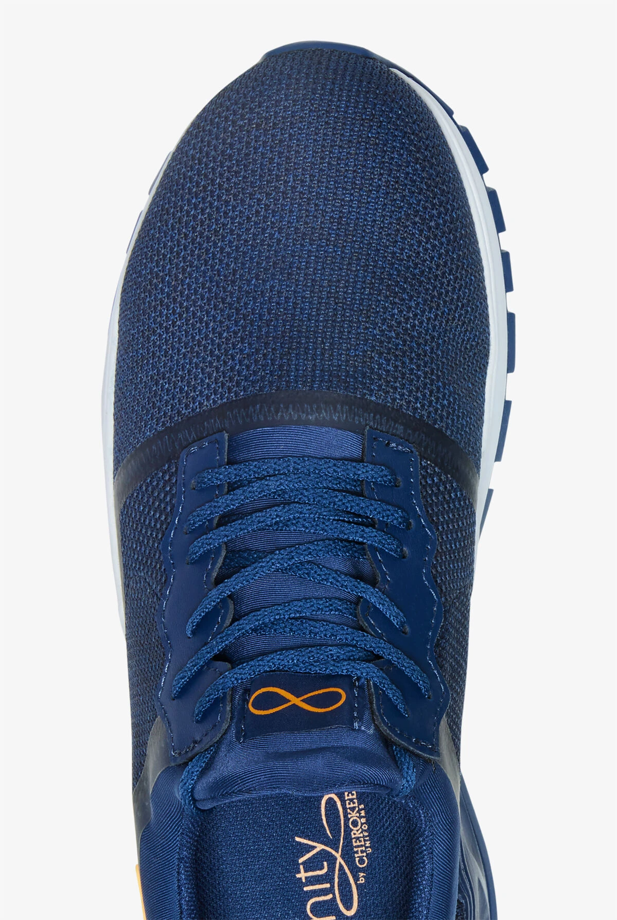 Infinity By Cherokee Men's Fly Navy/White Athletic Lace Up Nursing Shoes - Image 2