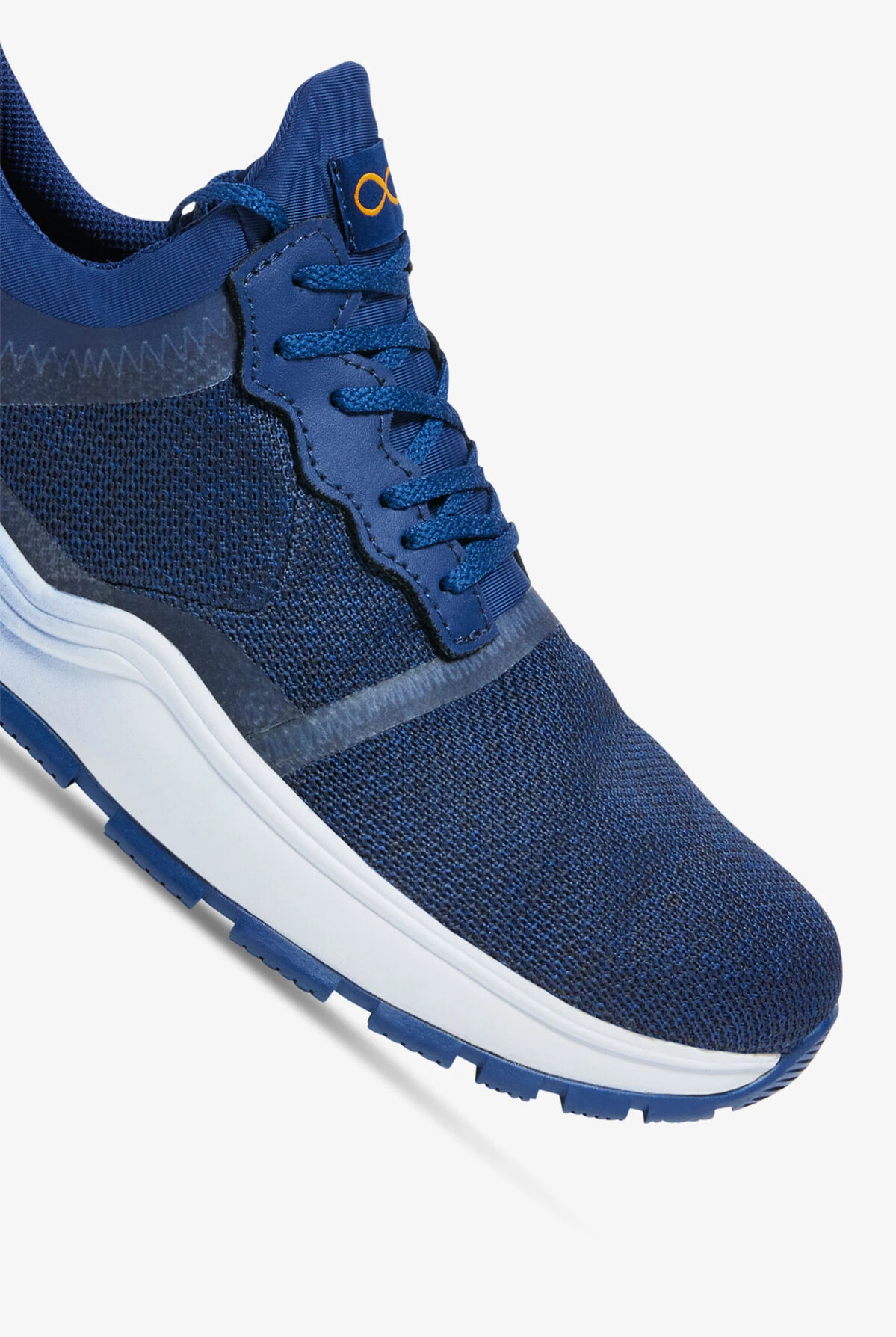 Infinity By Cherokee Men's Fly Navy/White Athletic Lace Up Nursing Shoes - Image 3