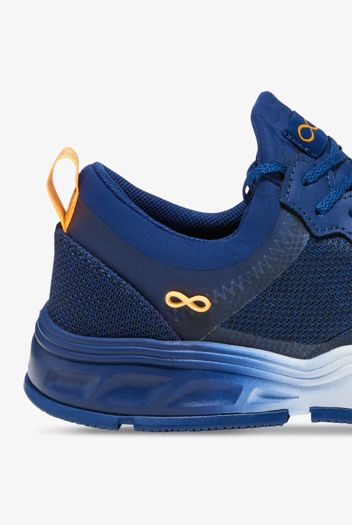 Infinity By Cherokee Men's Fly Navy/White Athletic Lace Up Nursing Shoes - Image 4