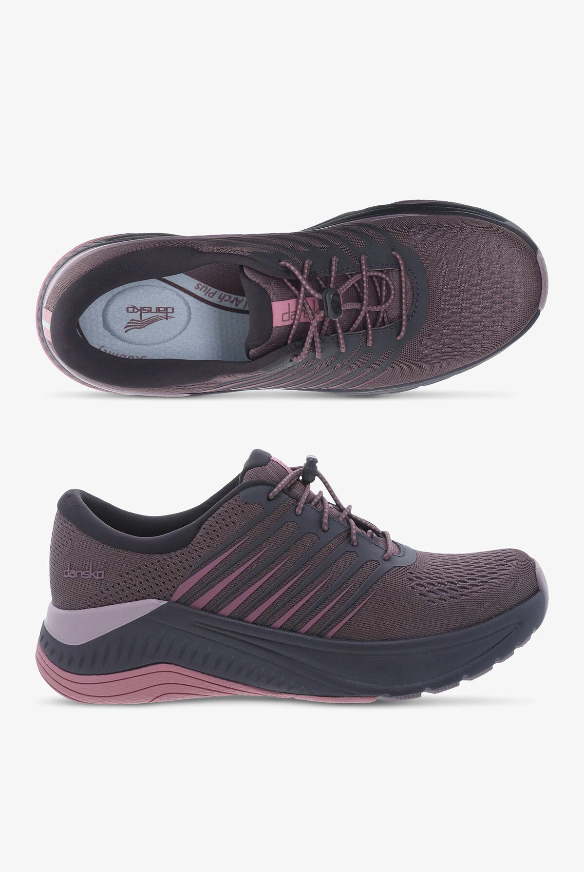 Dansko Women's Penni Raisin Athletic Lace Up Nursing Shoes