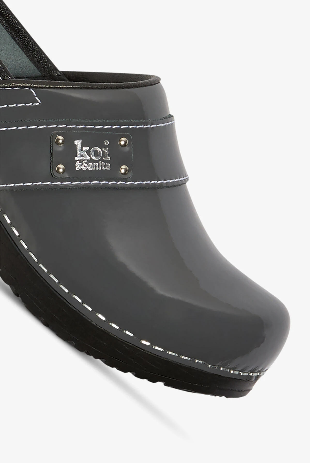 Koi By Sanita Women’s Professional Lindsey Patent Leather Nursing Clogs - Image 3