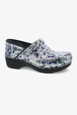 Dansko Women's XP 2.0 Multi Dot Patent Leather Nursing Clogs