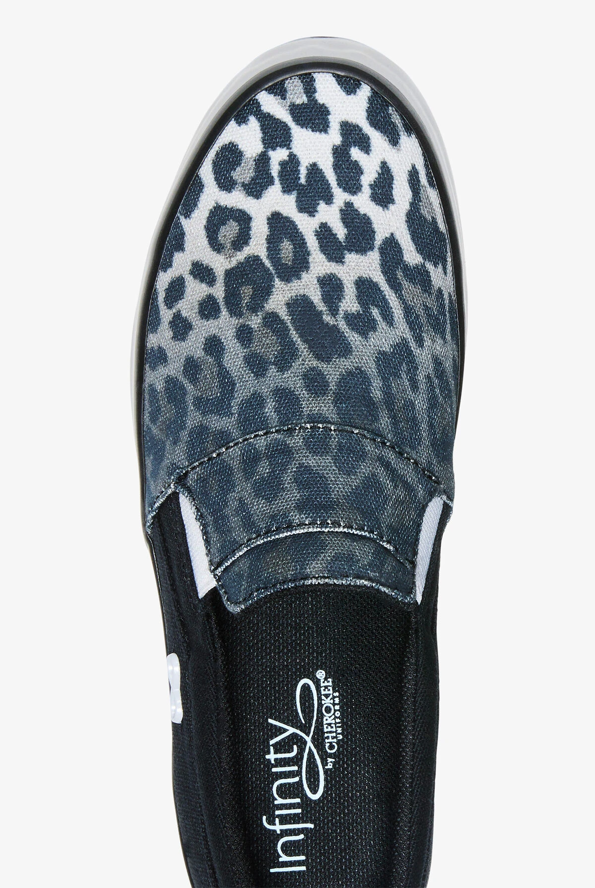 Infinity By Cherokee Women's Rush Cheetah Fade To Black Athletic Slip On Shoes - Image 2