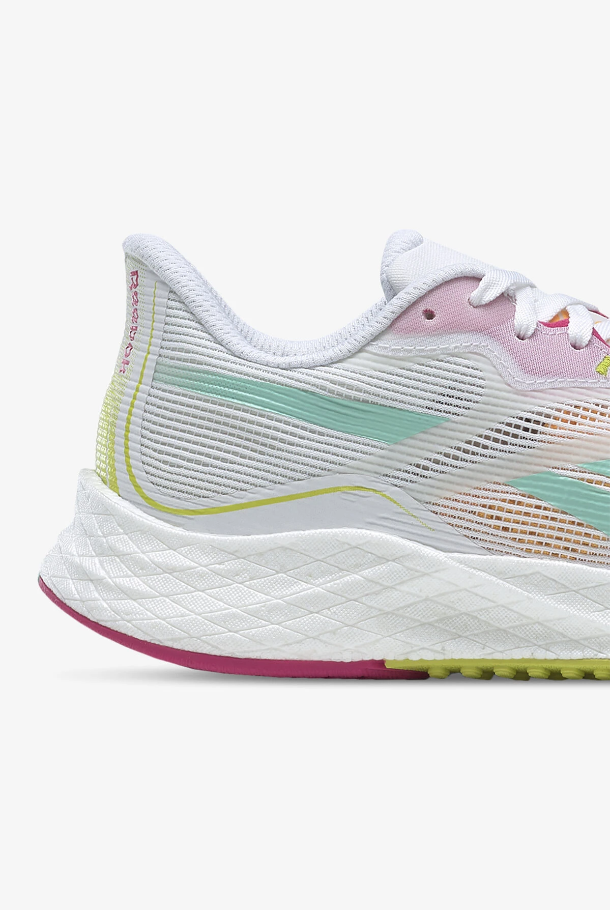 Reebok Women's Floatride Energy 3.0 White/Pixel Mint Athletic Lace Up Nursing Shoes - Image 4