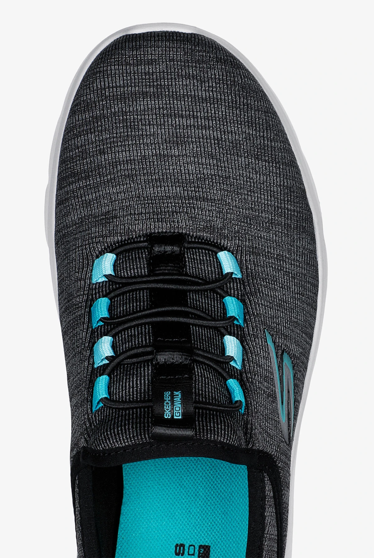 Skechers Performance Women's Go Walk Flex Lucy Black Athletic Pull On Nursing Shoes - Image 2