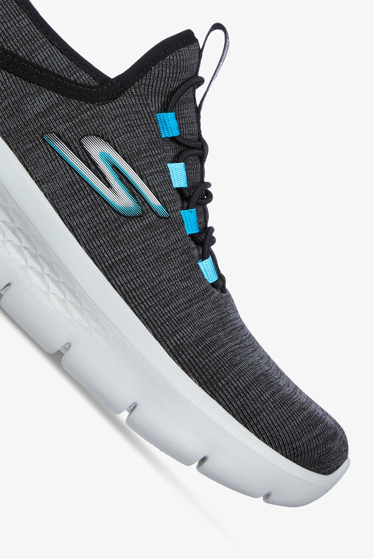 Skechers Performance Women's Go Walk Flex Lucy Black Athletic Pull On Nursing Shoes - Image 3