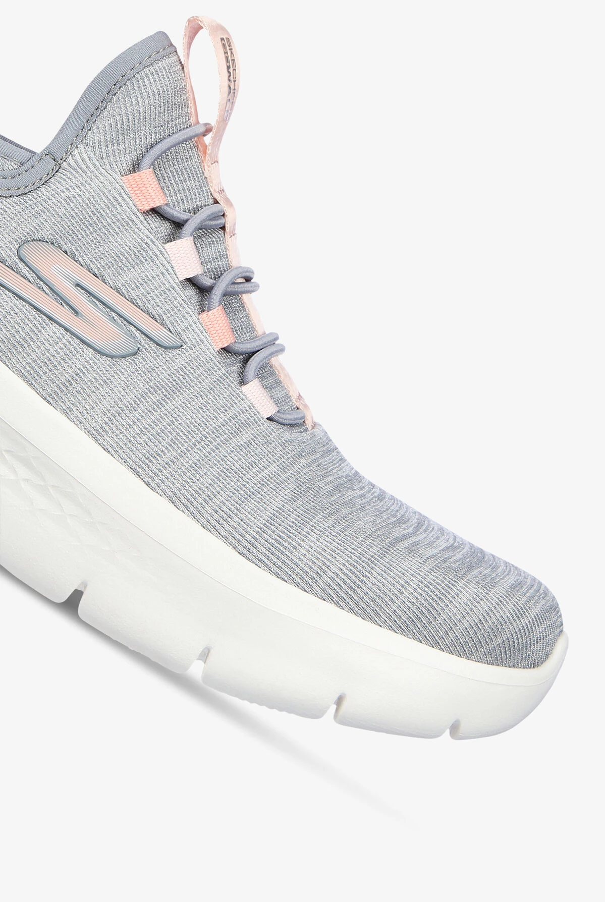 Skechers Performance Women's Go Walk Flex Lucy Gray Athletic Lace Up Nursing Shoes - Image 3