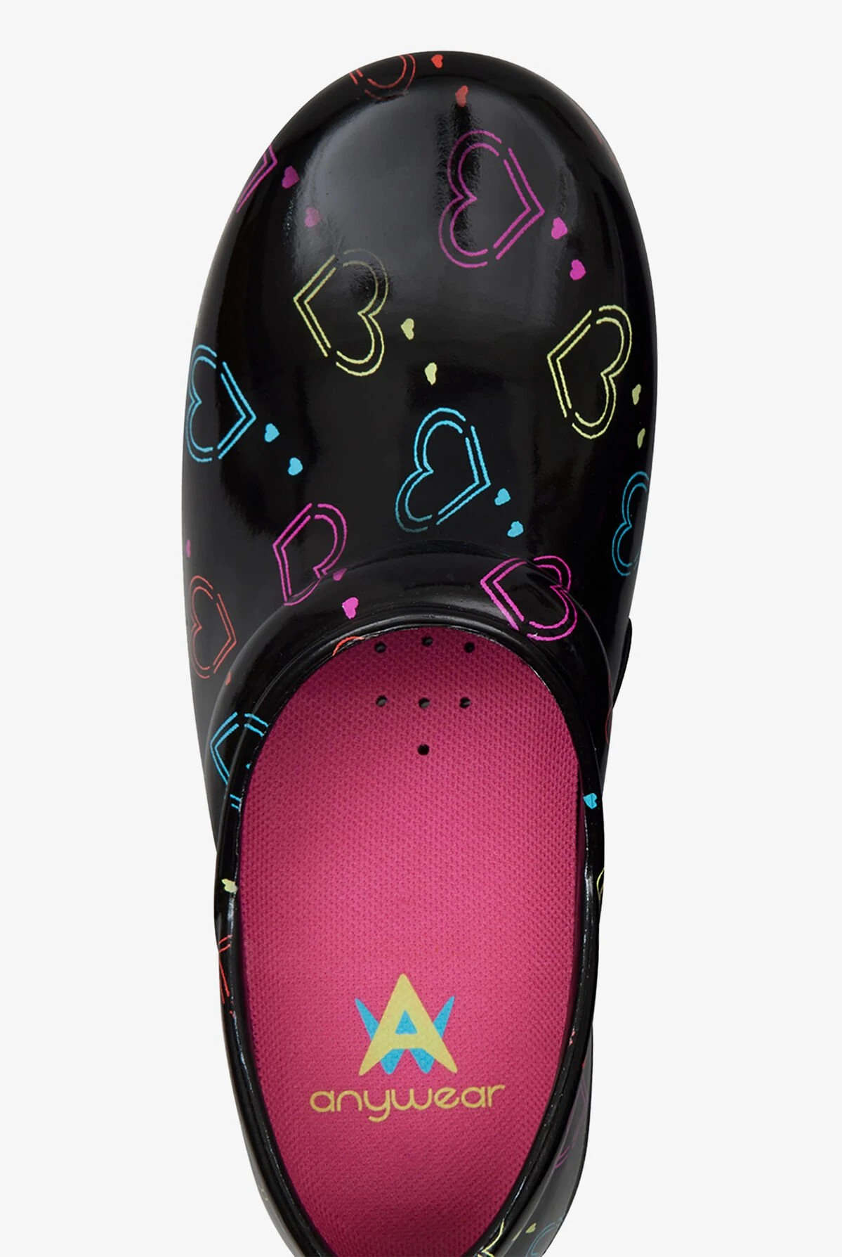Anywear Women's SR Angel Hearts On The Line Nursing Clogs - Image 2