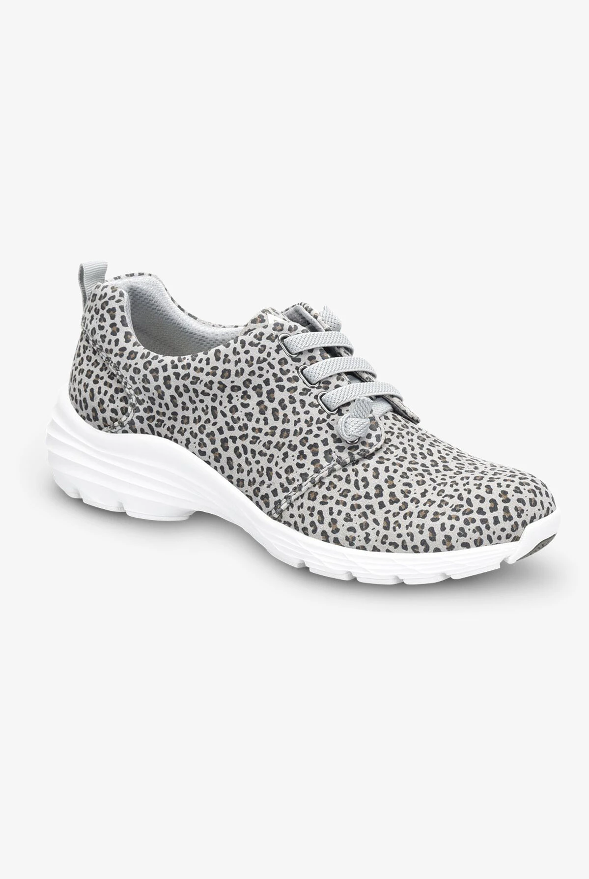 Align™ Women's Velocity Grey Leopard Lace Up Nursing Shoes - Image 2