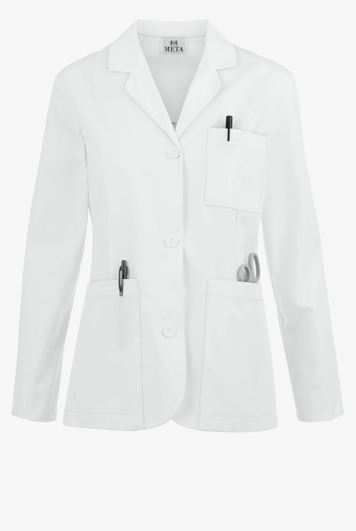 White Swan Meta Women's 28" 7-Pocket Lab Coat